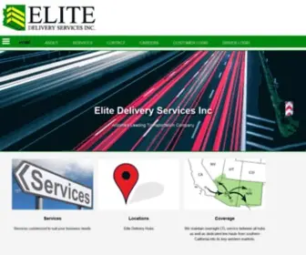 Elitedeliveryservices.com(Elite Delivery Service) Screenshot