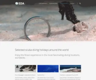Elitedivingagency.com(EDA's mission) Screenshot