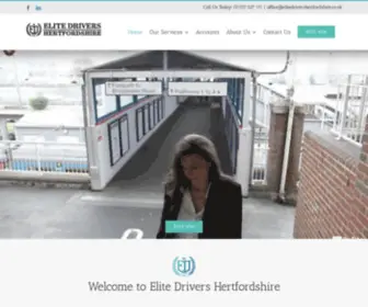 Elitedrivershertfordshire.co.uk(Airport Transfer and Ground Transportation Services) Screenshot