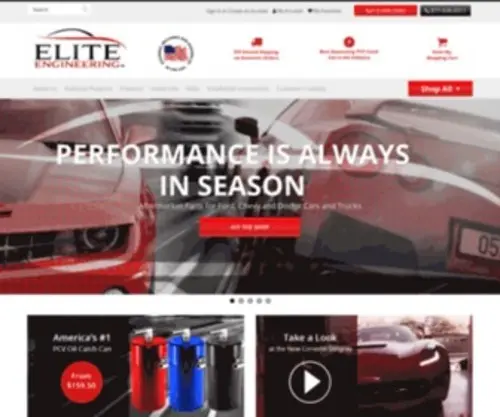 Eliteengineeringusa.com(Oil Catch Cans) Screenshot
