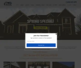 Eliteexteriorswi.com(Elite Exteriors LLC) Screenshot