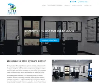 Eliteeyecarecenter.com(Elite Eyecare Center) Screenshot