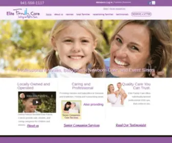Elitefamilycare.com(Elite Family Care) Screenshot