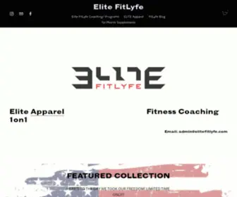 Elitefitlyfe.com(Elite FitLyfe) Screenshot