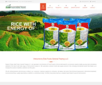 Elitefoods.org(Elite Foods General Trading L.L.C) Screenshot