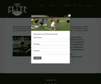 Elitefootballschool.com(Elite Football School) Screenshot