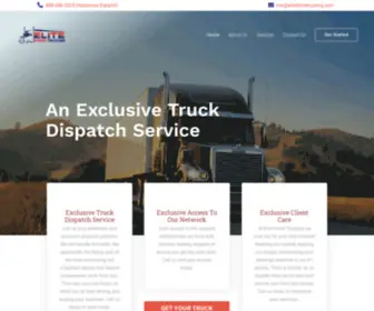 Eliteforcetrucking.com(Truck Dispatch) Screenshot