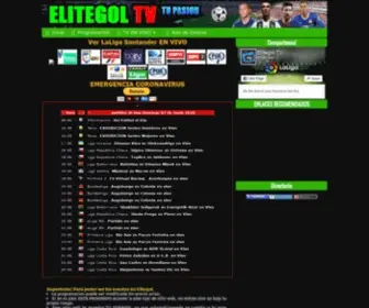 Elitegol.online Screenshot