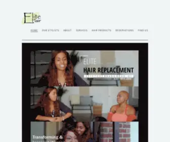 Elitehairnc.com(Elite Hair Replacement Center) Screenshot