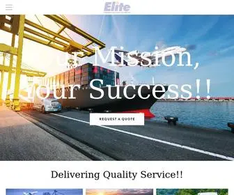 Elitehaulageandlogistics.com(Elite Haulage and Logistics) Screenshot