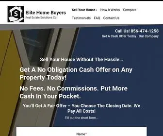 Elitehomebuyersnj.com(We buy houses in Cherry Hill) Screenshot