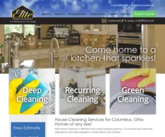 Elitehomecleaners.com(Elite Home Cleaners) Screenshot