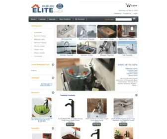 Elitehomeproducts.com(Bathroom Sinks) Screenshot