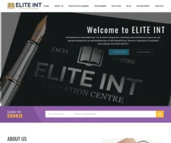 Eliteintedu.com(Eliteintedu) Screenshot