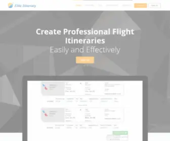 Eliteitinerary.com(Elite Itinerary) Screenshot