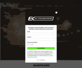 Elitekeepers.com(Tienda de fútbol) Screenshot