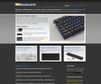 Elitekeyboards.com(Home) Screenshot