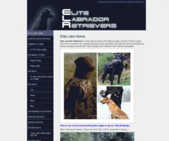 Elitelabradorretrievers.com(Elite Labrador Retrievers) Screenshot