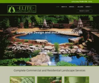 Elitelandscape.biz(Landscaping Atlanta) Screenshot