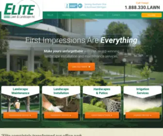 Elitelawn.net(Elite Lawn & Landscaping in Toledo) Screenshot