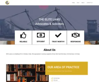 Elitelaws.com(The Elite Laws) Screenshot