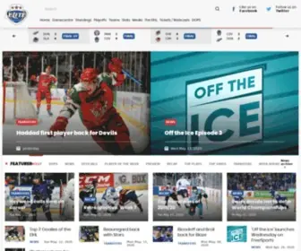 Eliteleague.co.uk(EIHL) Screenshot