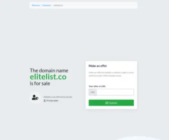 Elitelist.co(elitelist) Screenshot