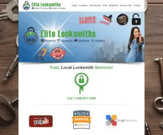 Elitelocksmiths.us(Elite Locksmiths) Screenshot