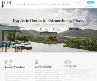 Eliteluxuryhomes.com(Luxury Home Rentals with Concierge Services by Elite Luxury Homes LLC) Screenshot