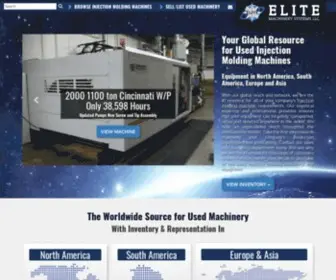 Elitemachinerysystems.com(#1 Used Injection Molding Machines) Screenshot