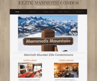 Elitemammothcondo.com(Elite Mammoth Condo) Screenshot