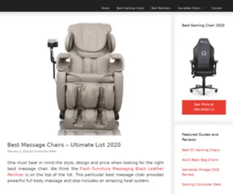 Elitemassagechairs.com(Elite Massage Chairs) Screenshot