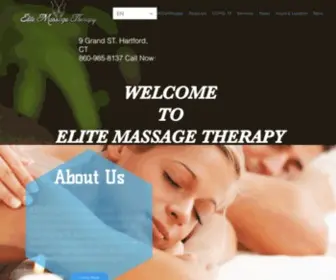 Elitemassagect.com(Massage) Screenshot