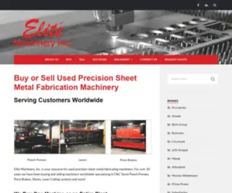 Elitemch.com(Elite Machinery) Screenshot