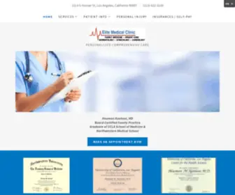 Elitemedicalclinic.net(Elite Medical Clinic) Screenshot