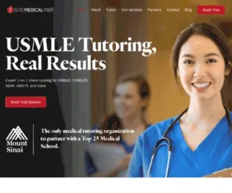 Elitemedicalprep.com(Online USMLE Tutoring) Screenshot