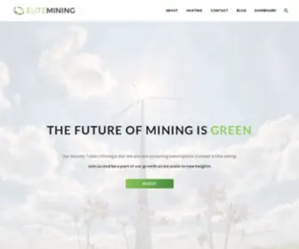 Elitemininginc.com(Elite Mining Inc) Screenshot