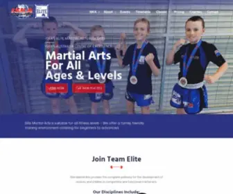 Elitemma.net.au(Martial Arts Redcliffe) Screenshot