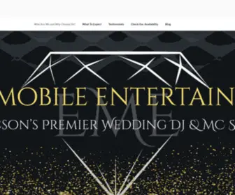 ElitemobiledjTucson.com(Tucson's Premier Wedding DJ & MC Service) Screenshot