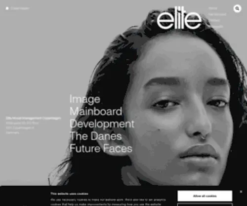 Elitemodel.dk(Elite Copenhagen) Screenshot