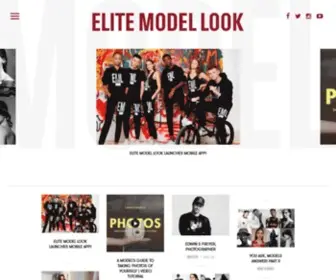Elitemodellook.com(Elite Model Look) Screenshot