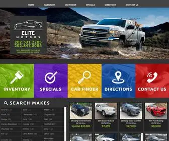 Elitemotorsdc.com(Elite Motors) Screenshot