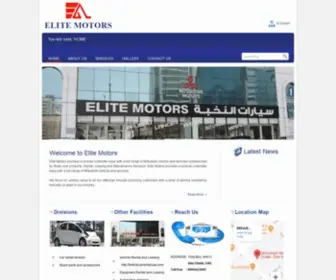 Elitemotorsuae.com(Elite Motors) Screenshot