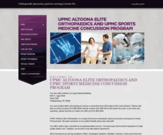 Eliteorthodocs.com(UPMC Altoona Orthopaedics) Screenshot