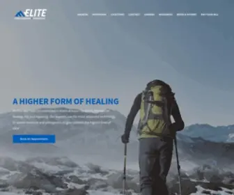 Eliteorthopaedic.com(A Higher Form Of Healing) Screenshot