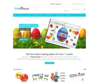 Elitepalaces.com(Palace and Web Hosting) Screenshot