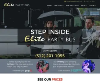 Elitepartybus.com(Elite Party Bus) Screenshot