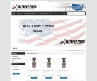 Elitepeptides.com(Elite Peptides) Screenshot