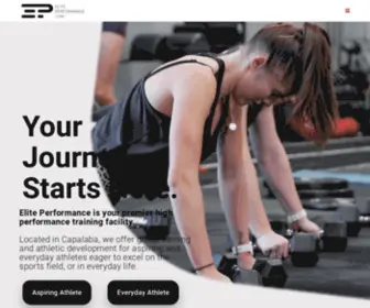 Eliteperformancegym.com.au(Elite Performance Gym) Screenshot