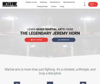 Eliteperformancegym.com(Elite Performance Gym) Screenshot